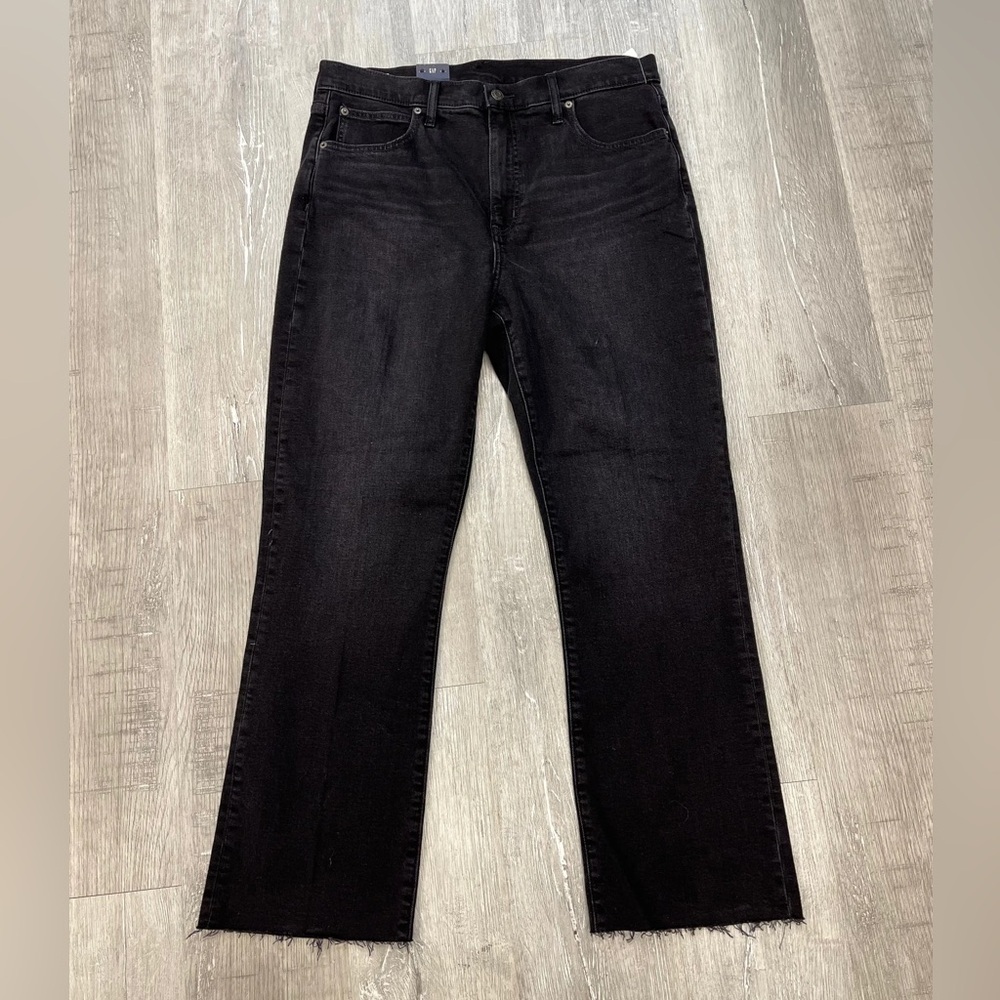 Gap Kick Fit High Rise Black Jeans - New - Size 16 (33) Tall
